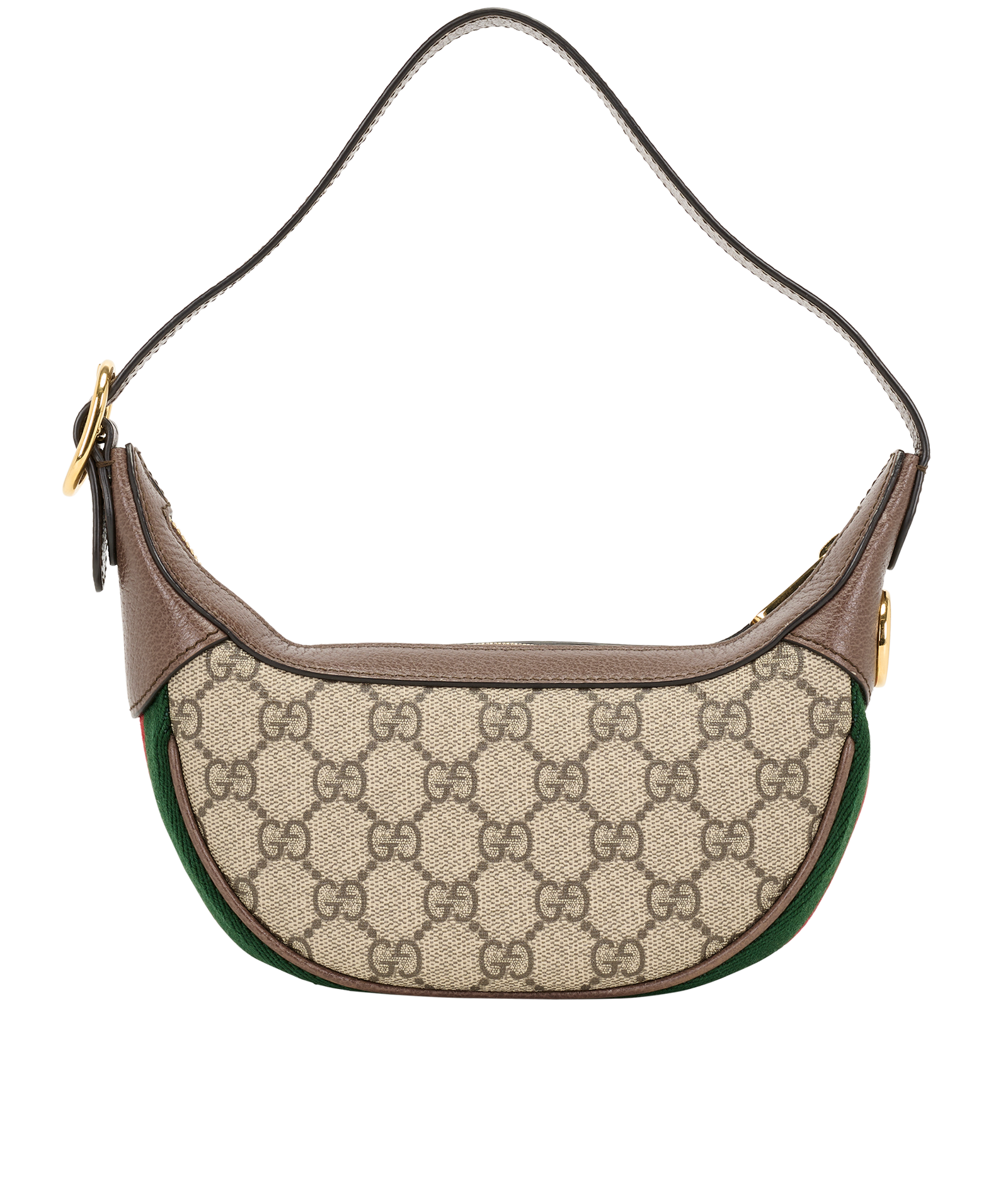 Mini Ophidia Hobo, &pound;620, Handbags, Beige, Canvas, Back view